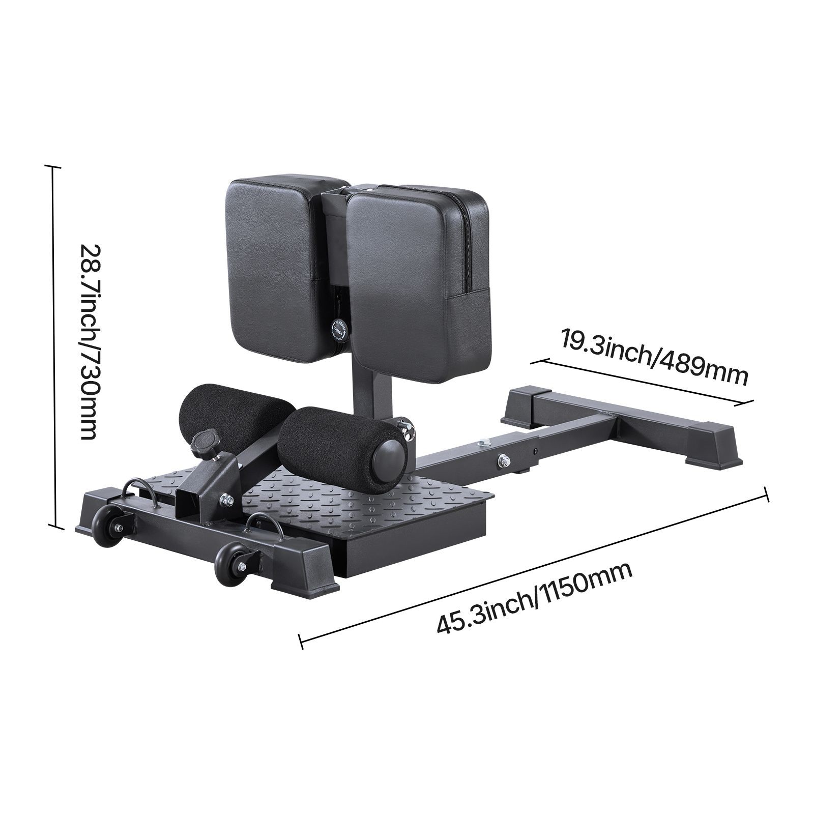 Multi Function Deep Sissy Squat Bench for Leg Glute Training Foldable G2U