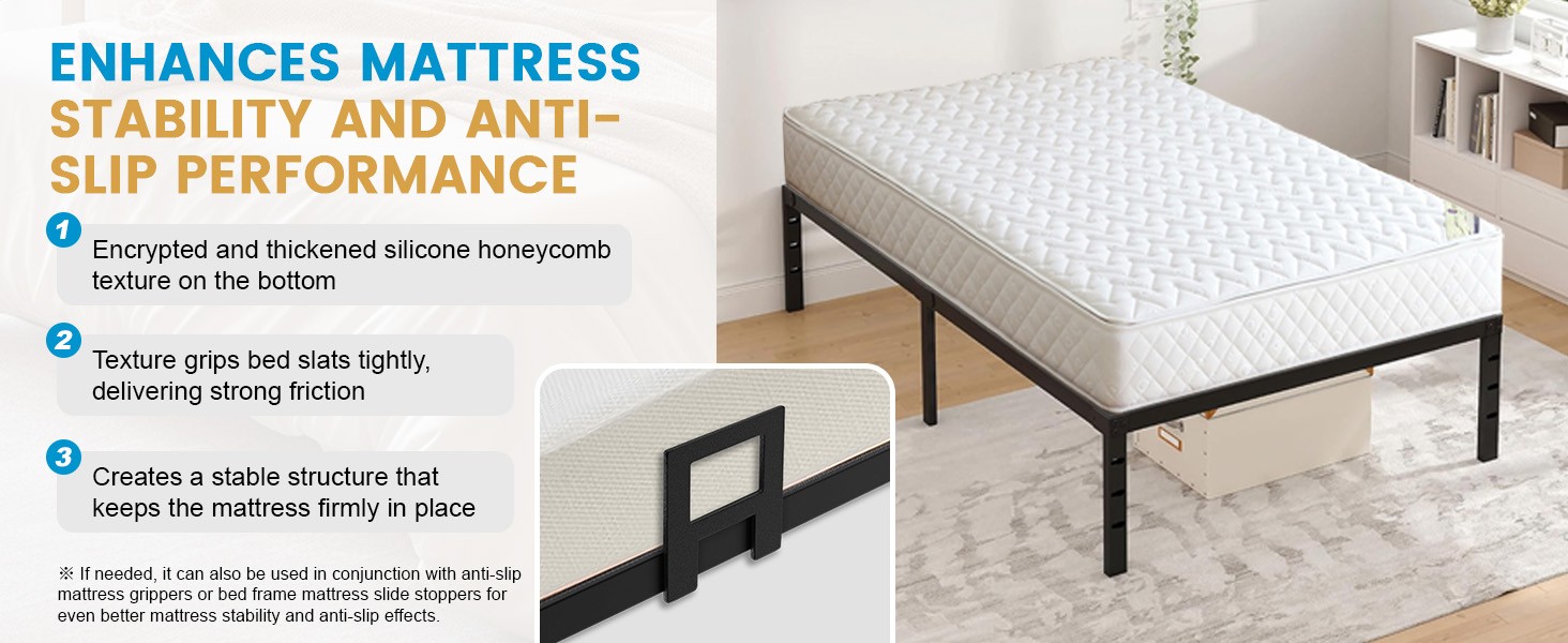 Bunkie Board Queen (60×80) 10mm H-Strength Rib Bed Boards for Under Mattress,