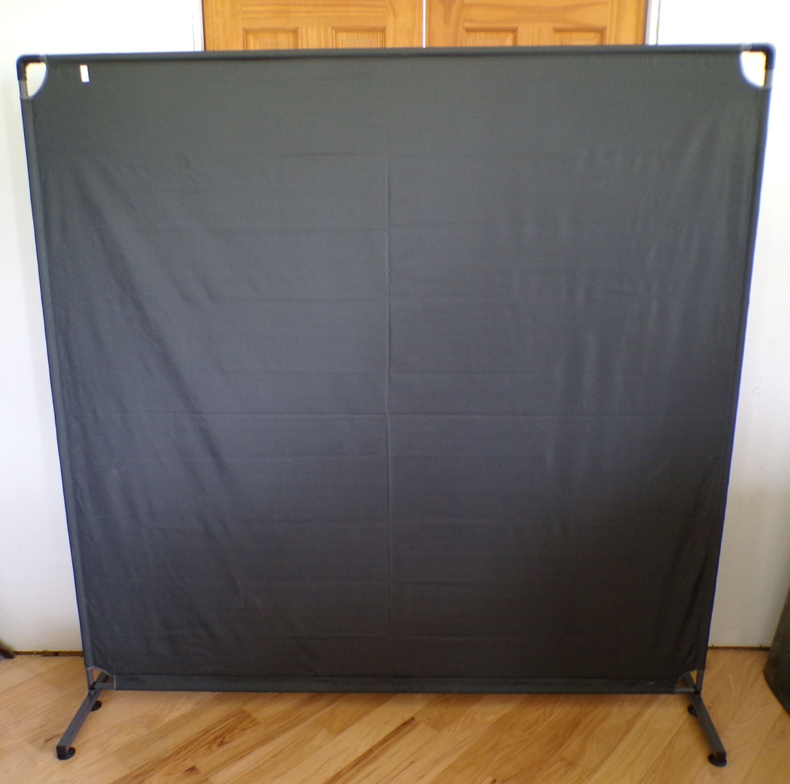 Steel-AID 72″ Privacy Room Divider; Office Wall Partition Background Screen Gray