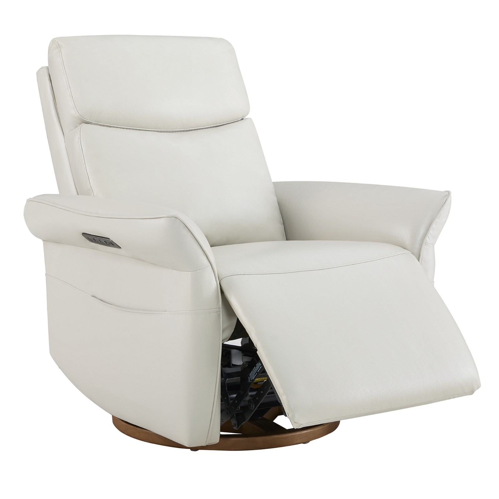 CHITA Power Recliner Chair,GenuineLeather Swivel Glider,GREENGARD Gold Certified