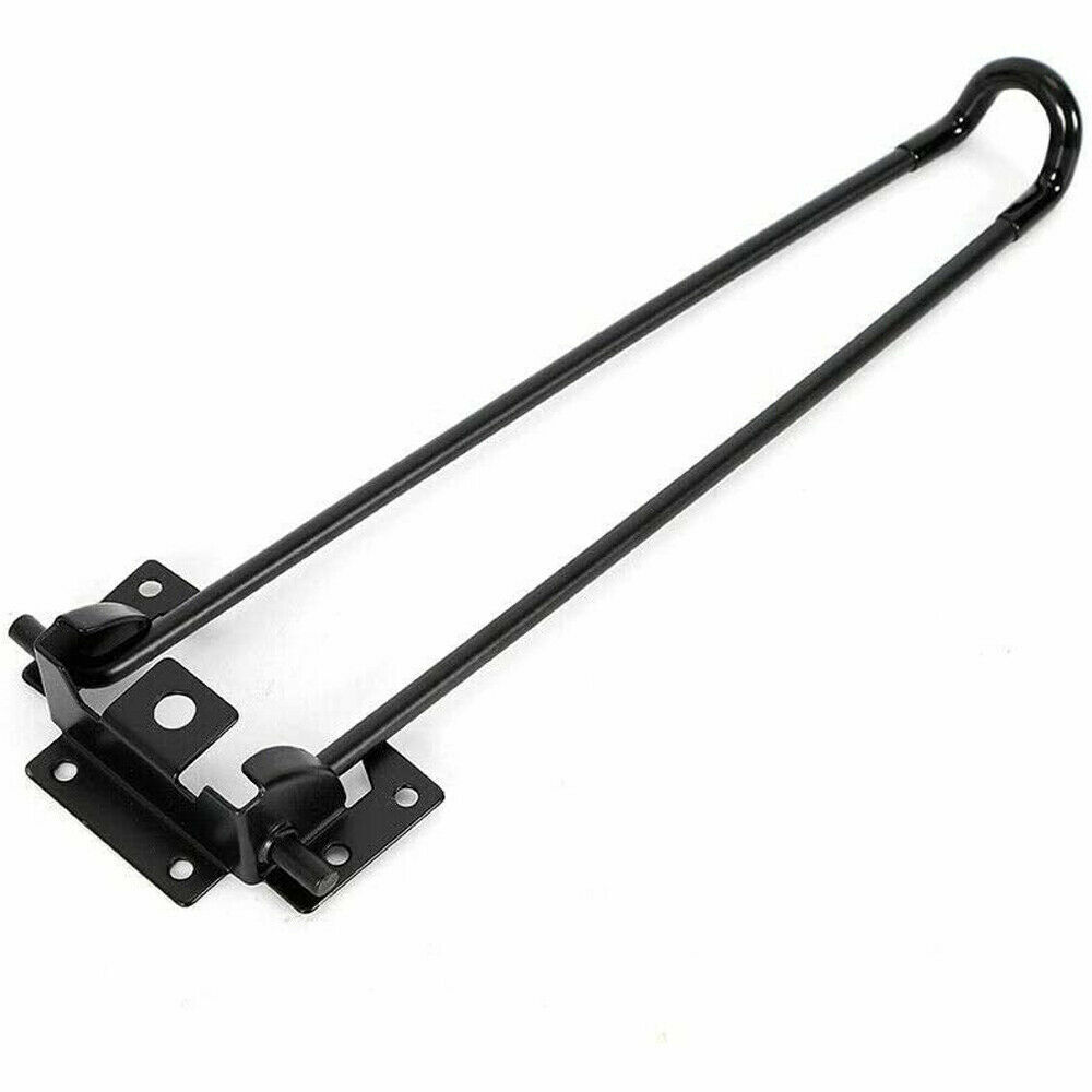 28in Height Foldable Hairpin Table Legs (Set of 4) Folding Table Legs 3/8″ Black