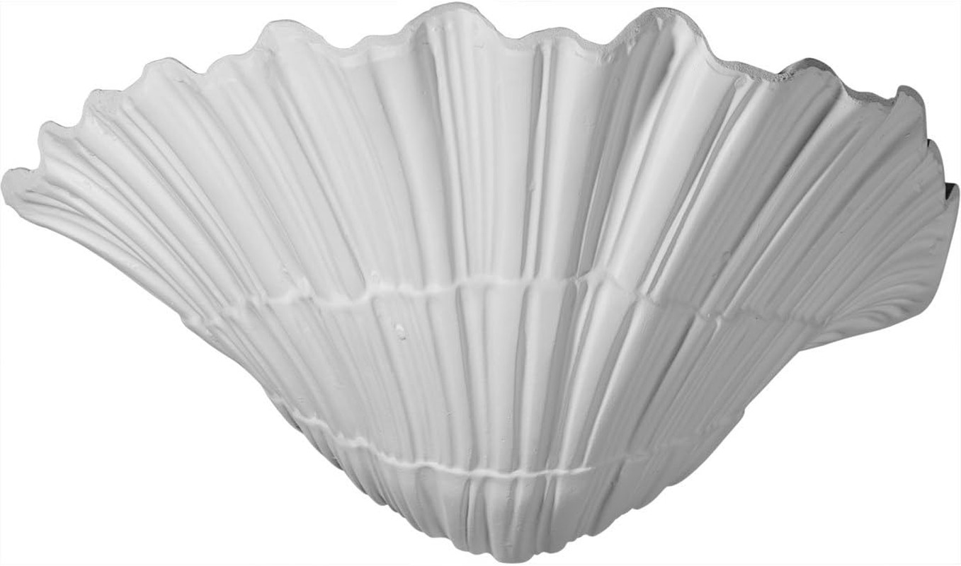 Elegant Shell Wall Sconces – 11.38″W x 7.13″D x 6.625″H Lighting Decor