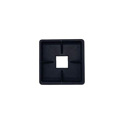4″ Square Rubber Bumper Plug End Cap Cover RV Camper Trailer – 2 Pack