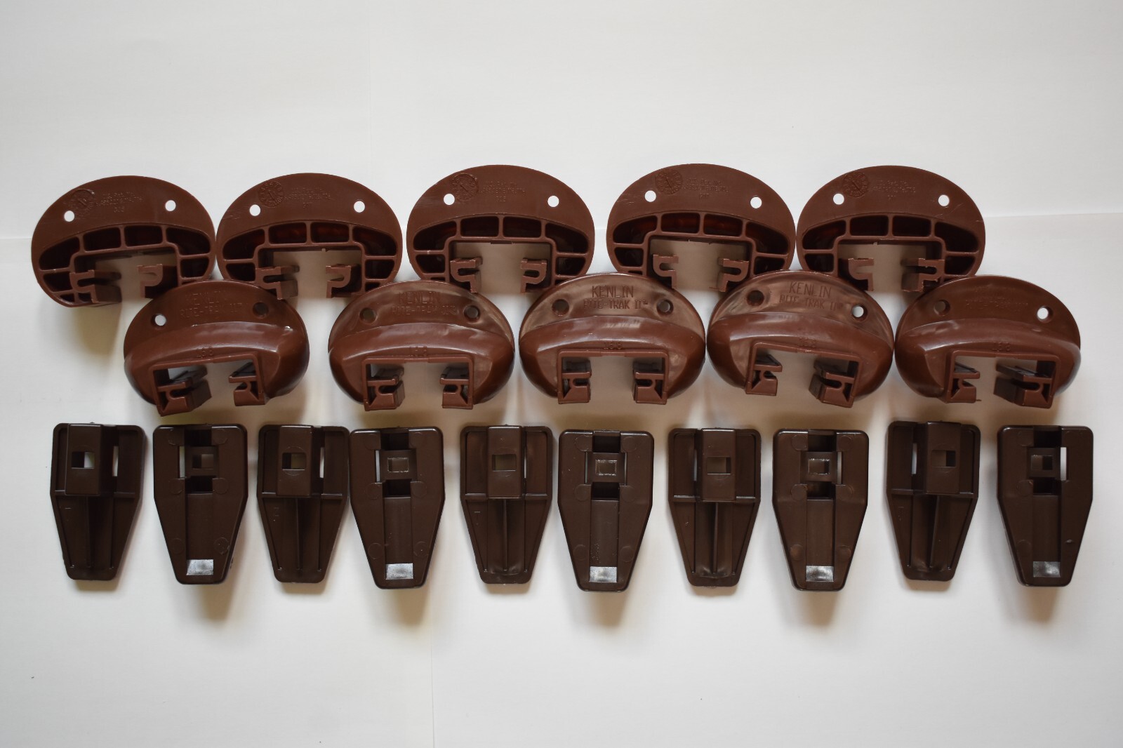 10x Kenlin Rite Trak II Drawer Guide Glide & Stop w/ Screws – Made In USA!