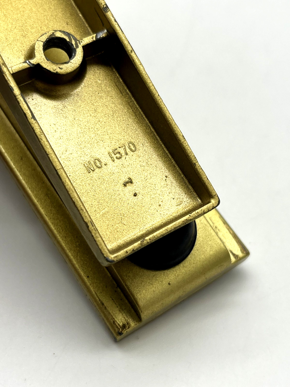 Pair of Vintage MCM STANDARD KEIL No. 1570 Brackets #1570 Brass Finish