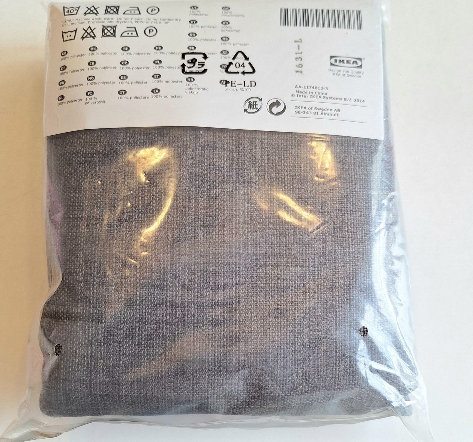 IKEA NILS Chair Armchair Cover SKIFTEBO Dark Grey Gray Slipcover 602.932.84 NEW