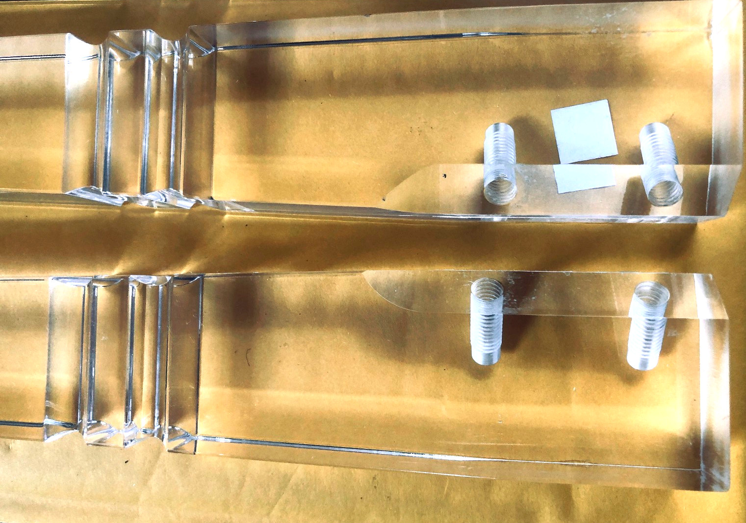 Clear Acrylic furniture legs Set of 4 15″ tall