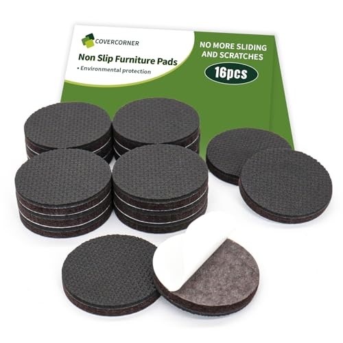 Non Slip Furniture Pads 16 PCS 2” Round – Anti Slip Round 2 inch 16PACK