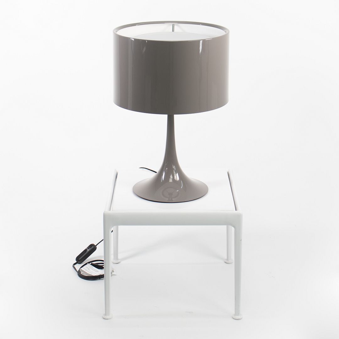 2020 Spun Table Lamp T1 in Halogen Mud by Sebastian Wrong for Flos 2x Available