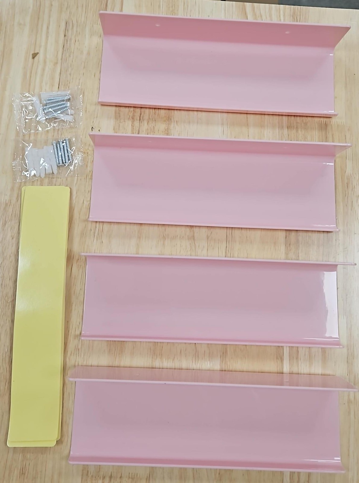 ELDUN 4 Pack Floating Shelves 12.5 Inch Wall Mounted Storage Display Rack