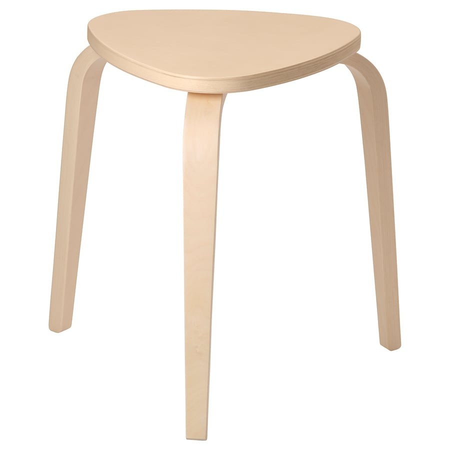 IKEA KYRRE Stool Birch Wood Plywood Stackable Side Table Plant Stand Seat 18