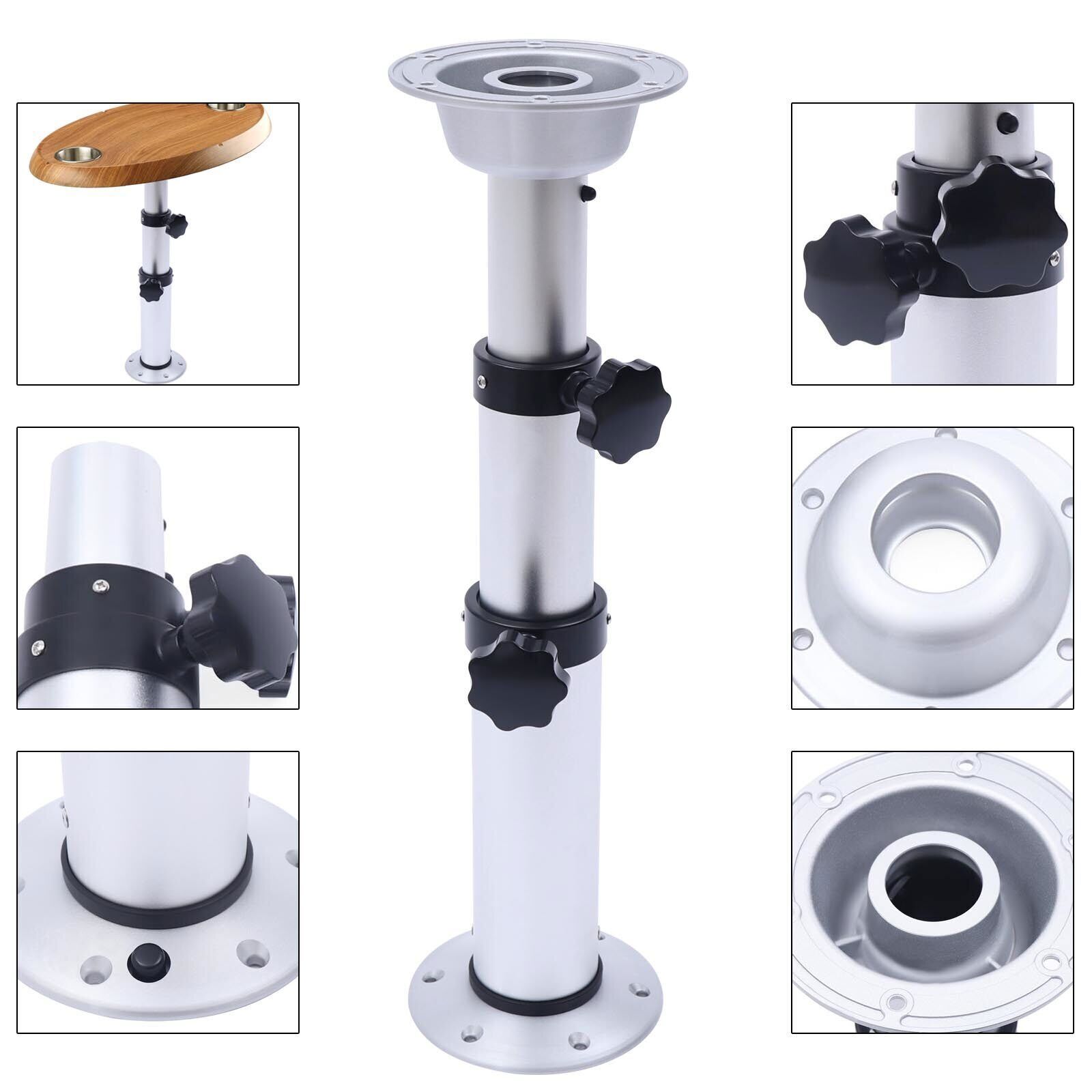 Height Adjustable Table Pedestal Stand Table Base for RV Boat Caravan HOT SALE