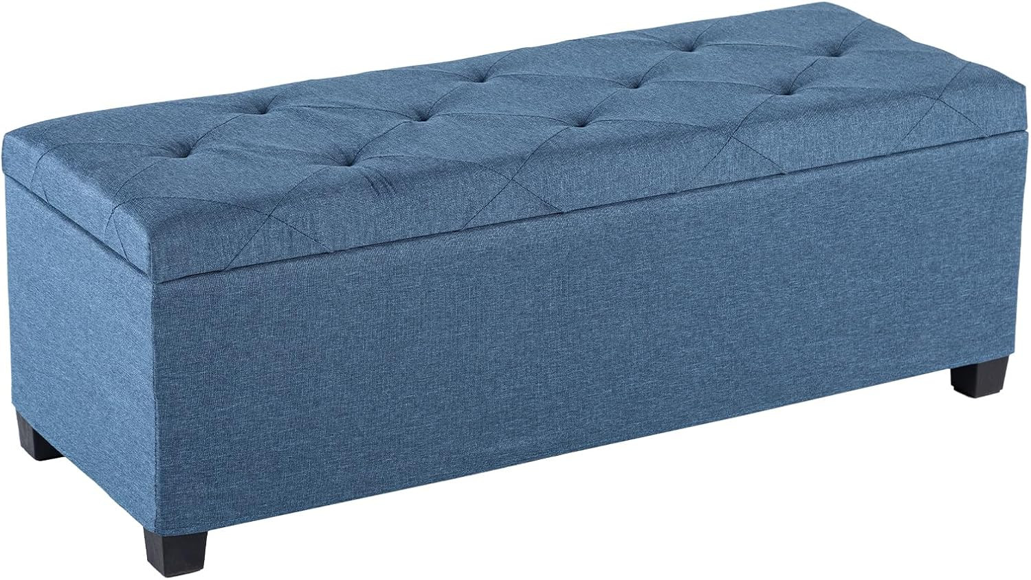 Large Storage Ottoman Bench, Generous 46.5 Gallon (176L) Capacity, End of Bed Be