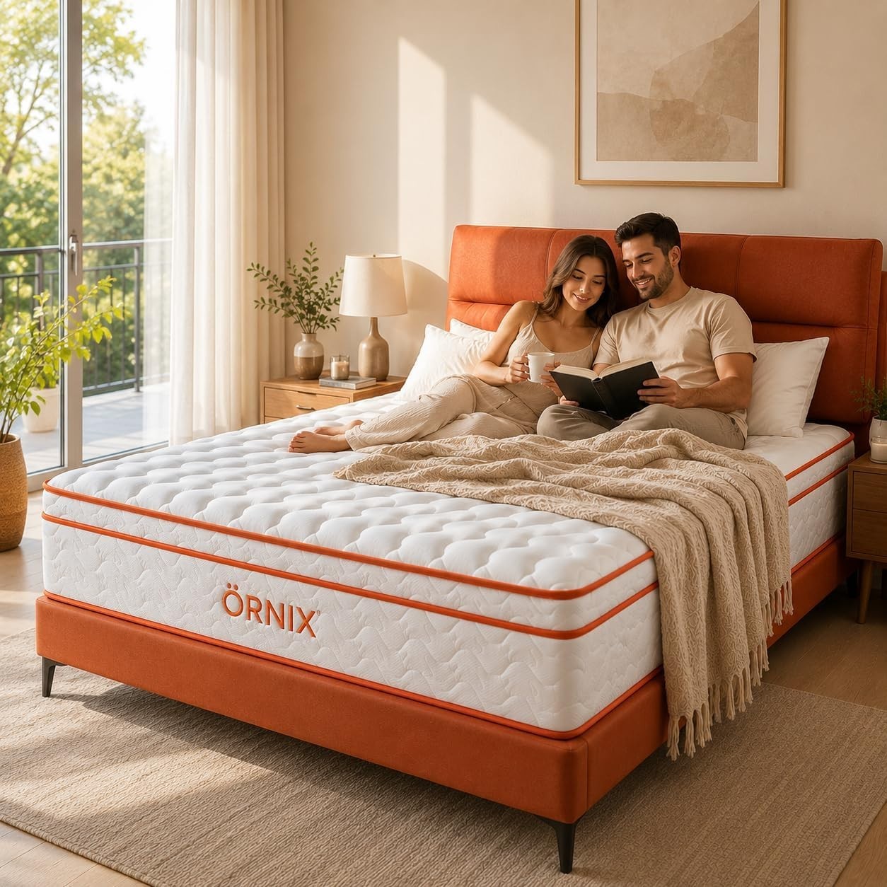 10 Inch Hybrid Mattress Medium Firm Memory Foam Pocket Coil Mattress in a Box