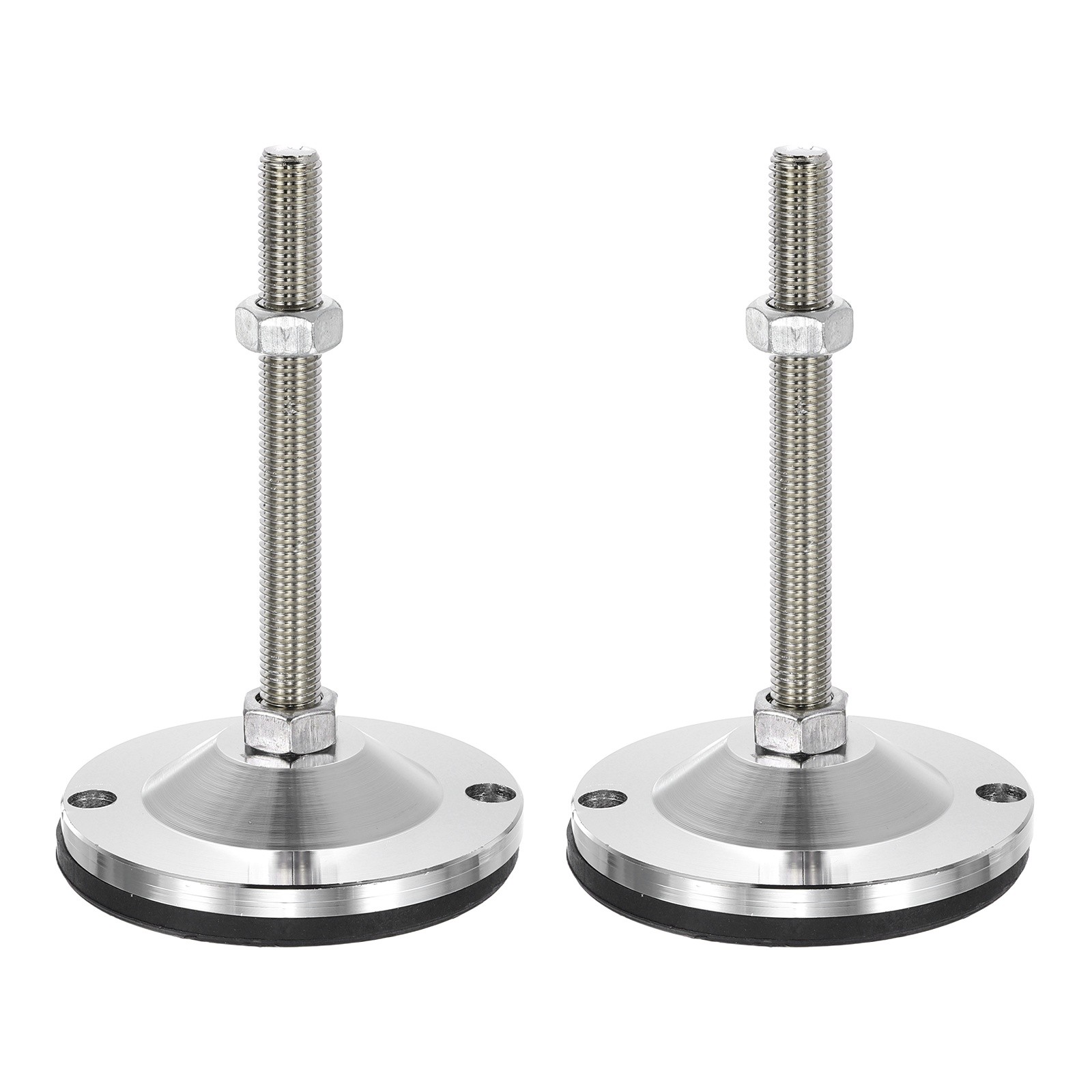 Adjustable Leveling Feet M16 4.72″ Dia Base 5.51″L 2 Pcs