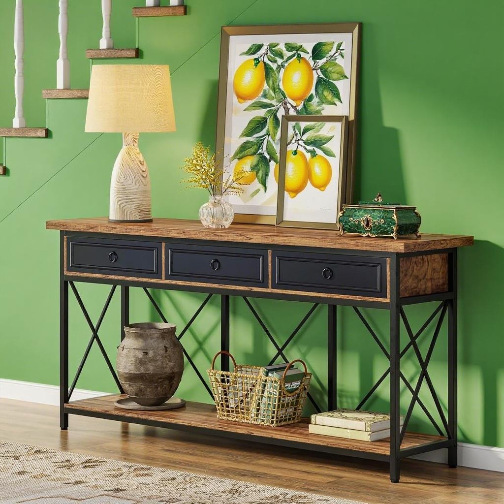 Long Console Table Living Room Table Entryway Table Side Table Sofa Table