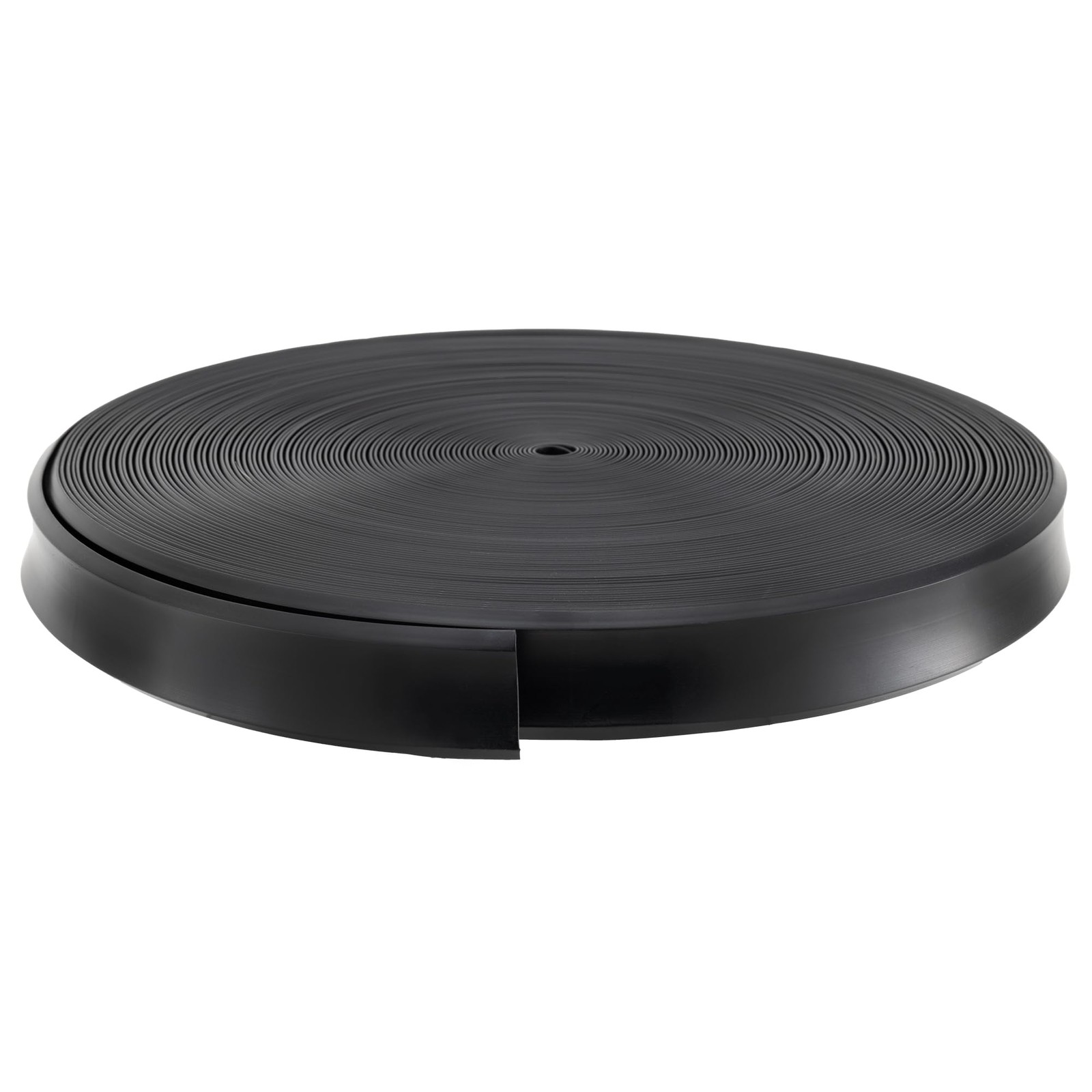 RecPro 1″ RV Vinyl Trim Insert | UV Protection | Roof 100 Feet, Black