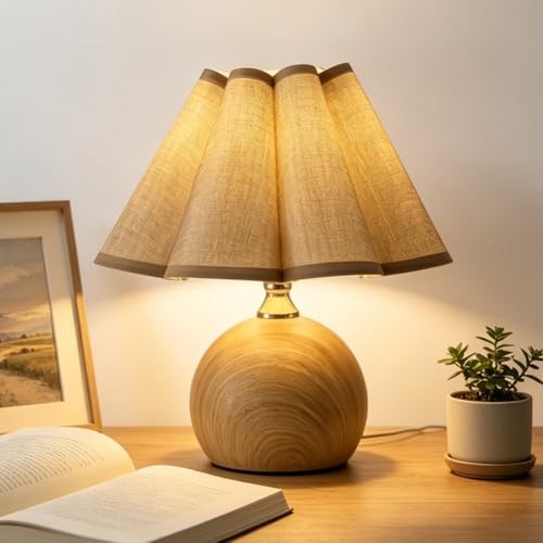 Small Vintage Lamp Mini Cute Table Lamps for Kitchen Counter with | 3 Color