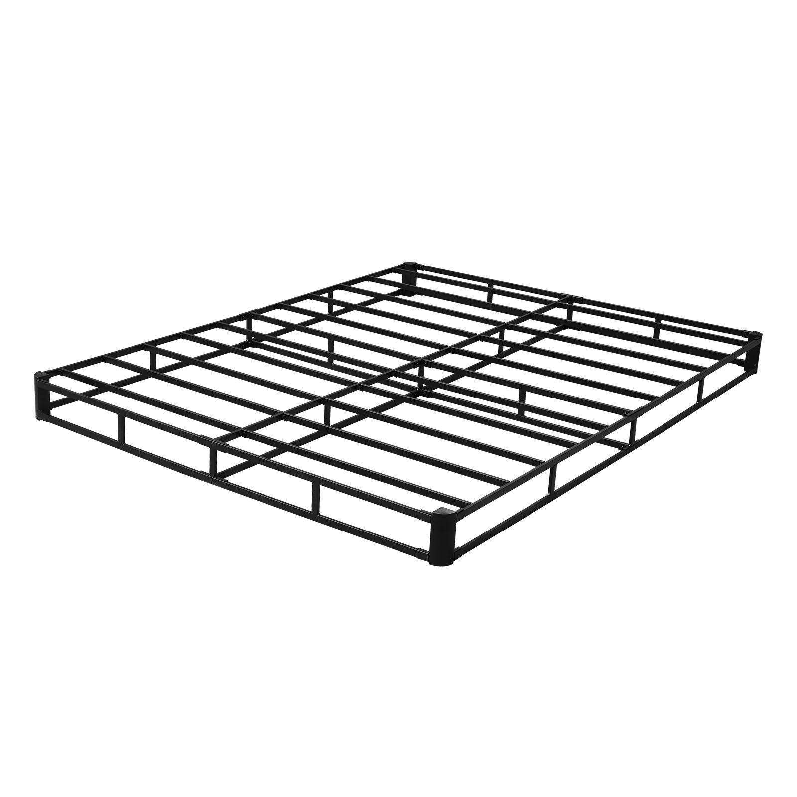 Queen Box Spring: 3500lb Steel Frame, 5.1in Height, Washable Fabric Cover