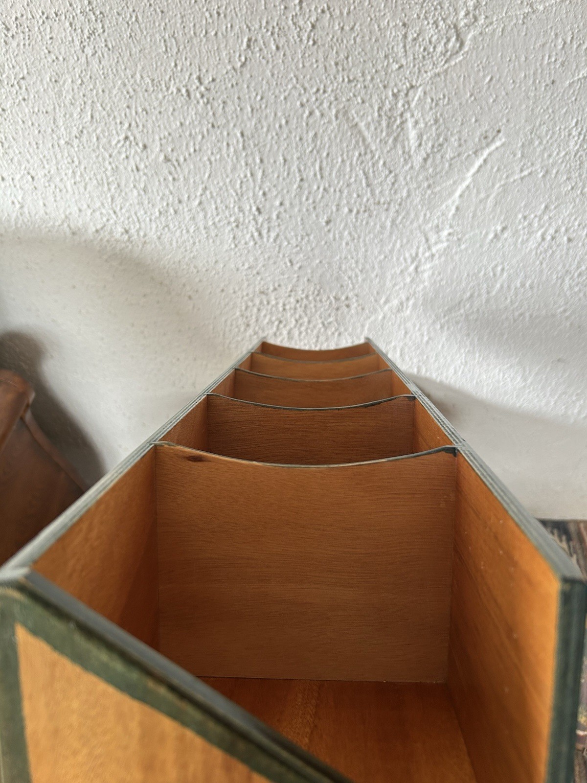 Reut Shahar for Kakadu Wood Painted Shelf Cassette/CD Cabinet Tower Rack Folk