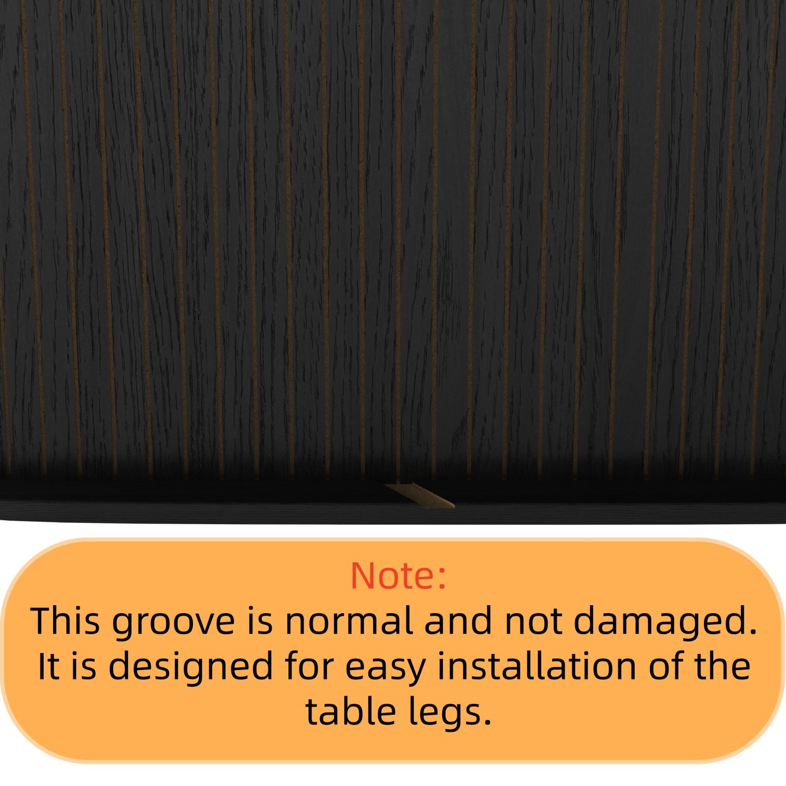 55.11″-70.86″Extendable Dining Table with Striped Legs for Living Room & Kitchen