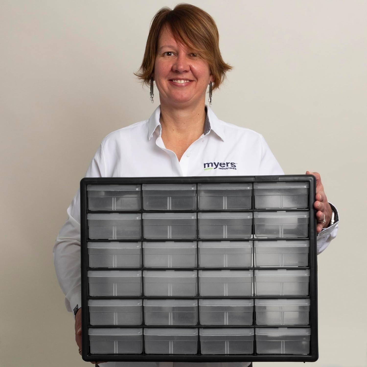 Versatile 24-Drawer Polystyrene Storage Cabinet – Ideal for Crafts and More