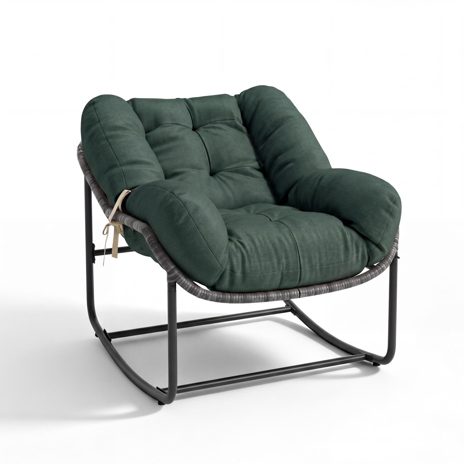 Oversized Lazy Rocking Chair Outdoor Patio Rocker 450 lbs Lounge Reading Chair