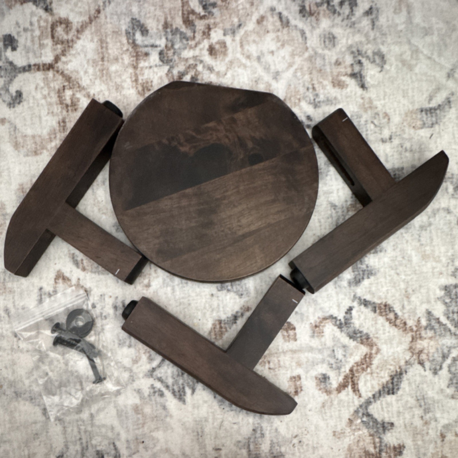Small Plant Stool – Rustic
