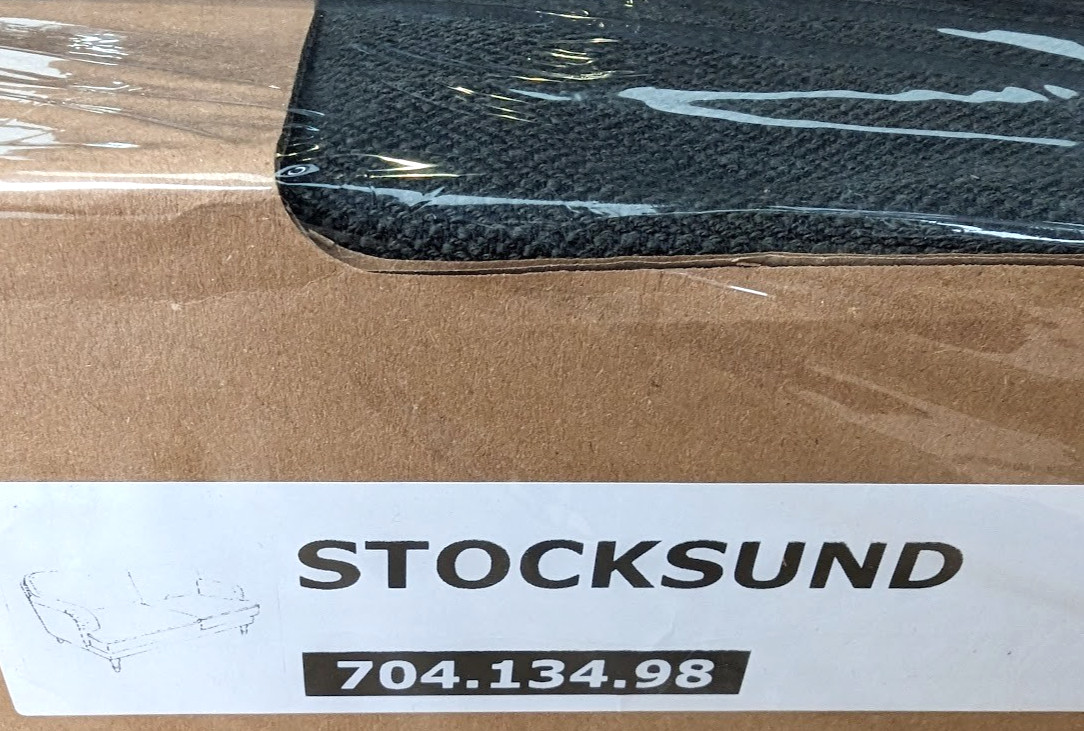 Ikea STOCKSUND Loveseat / 2 Seat Sofa Cover Slipcover NOLHAGA DARK GREEN Sealed