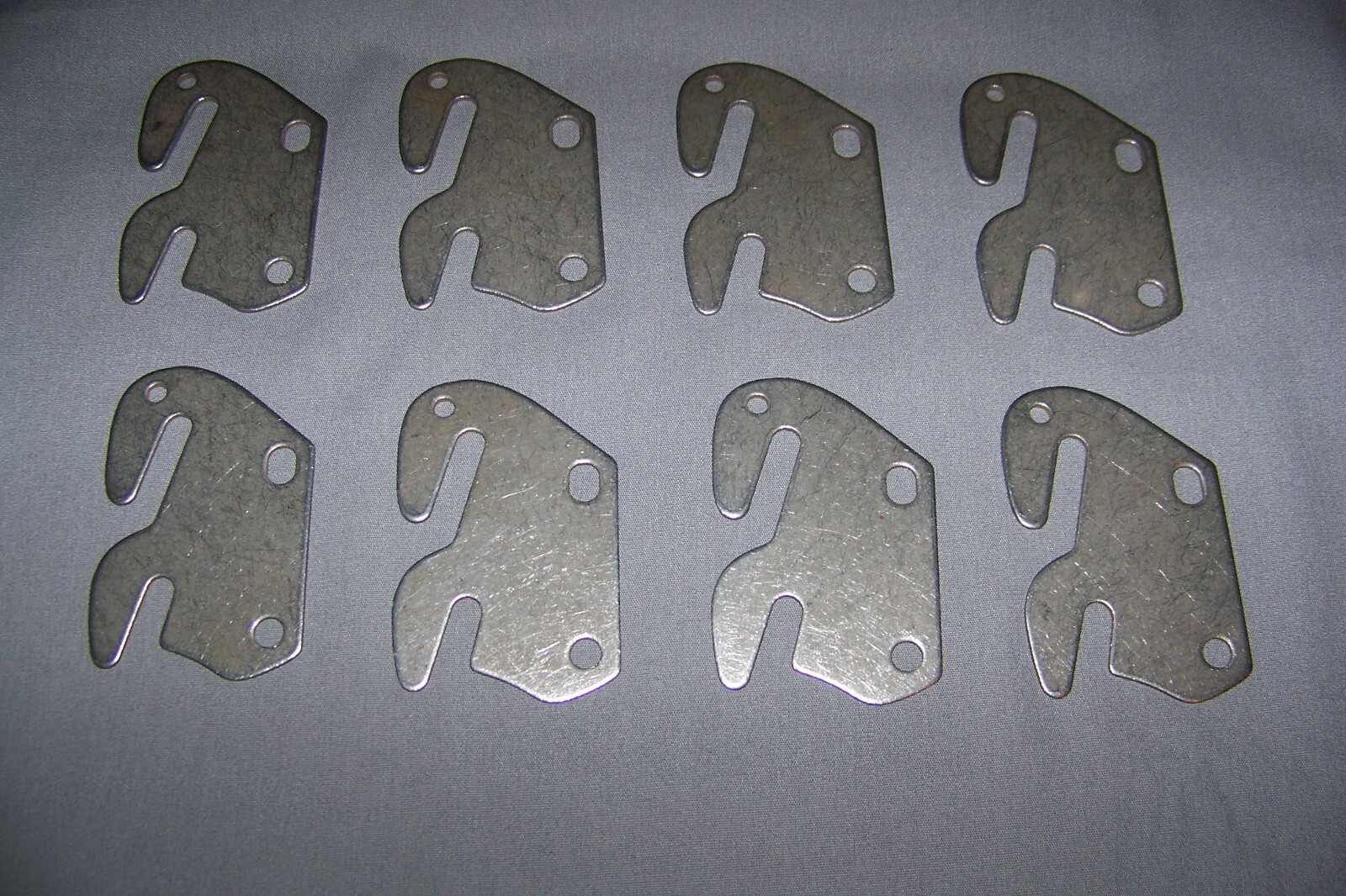 Eight, Durable, Steel, Bed Rail Hooks – WITH NO MOUNTING PINS – SEE DESCRIPTION