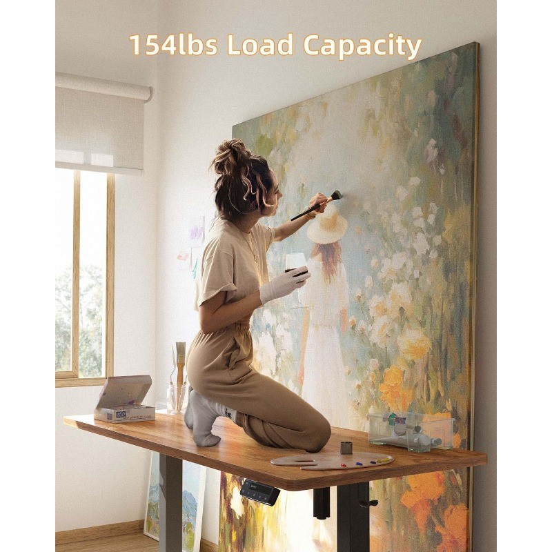 Electric Standing Desk 48×24 Inches Stand Up Desk Splice Board Adjustable Height