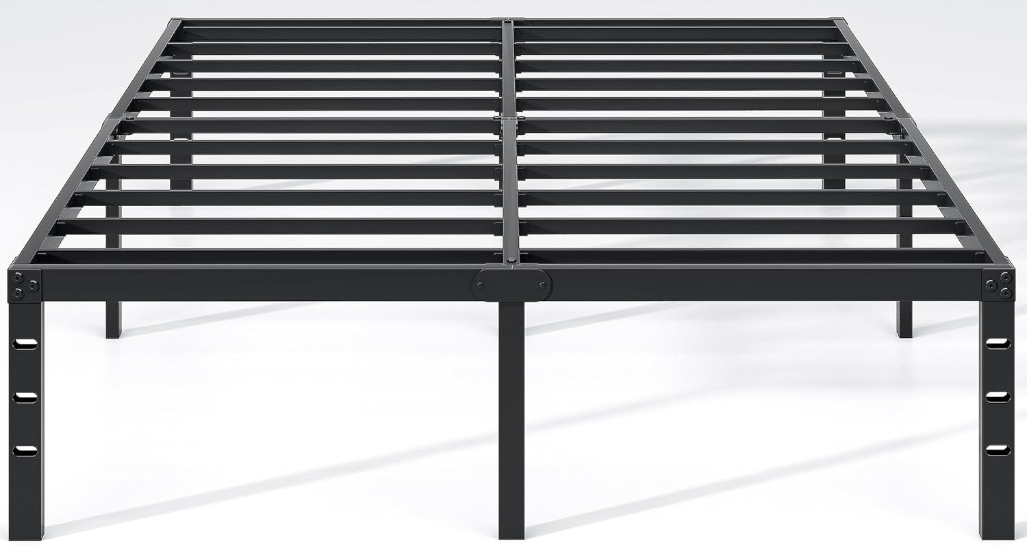 Size Full Metal Platform Bed Frame,Mattress Foundation Bed Base,Heavy Duty Steel