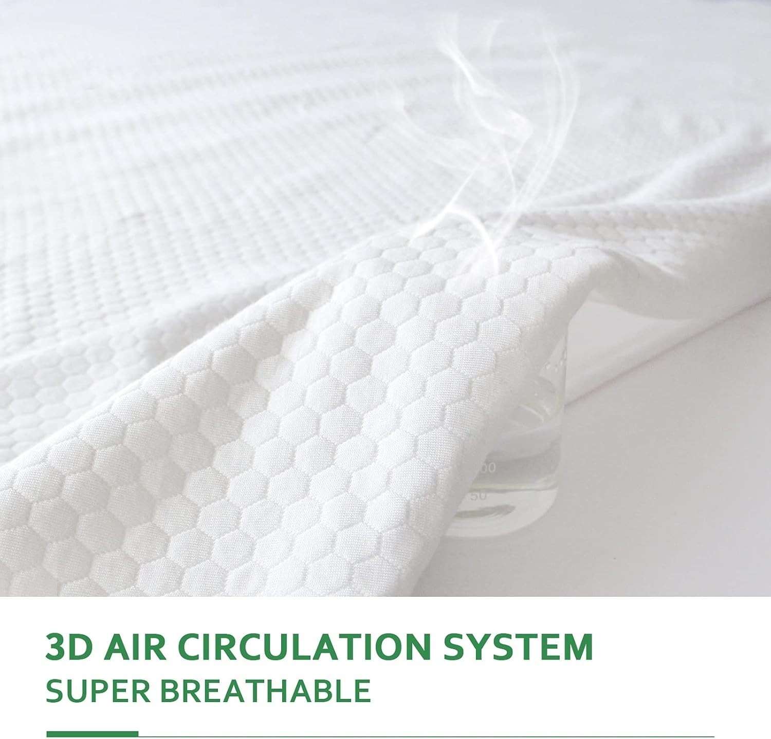 Colchon Espuma de Memoria Capa de Gel en Caja Queen Acolchado Mattress Protector