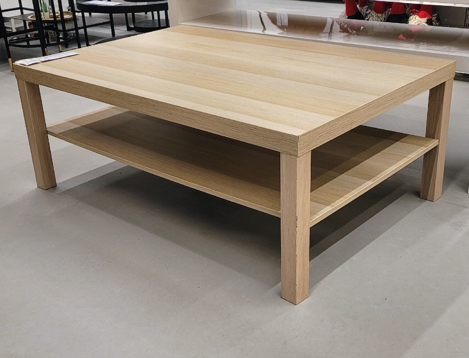 IKEA LACK Rectangular Coffee table, white stained oak effect 46½×30¾” BRAND NEW