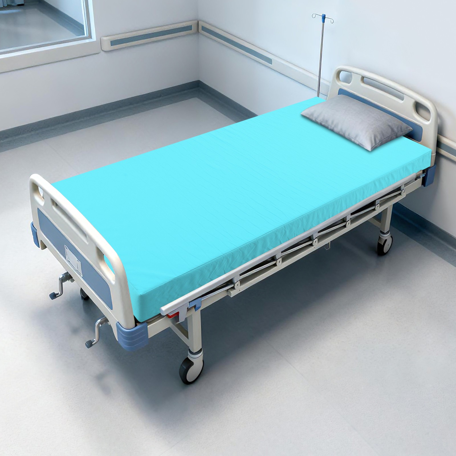 200cm*90cm*15cm 45D Sponge Water-repellent Nursing Mattress Nursing Pad Blue