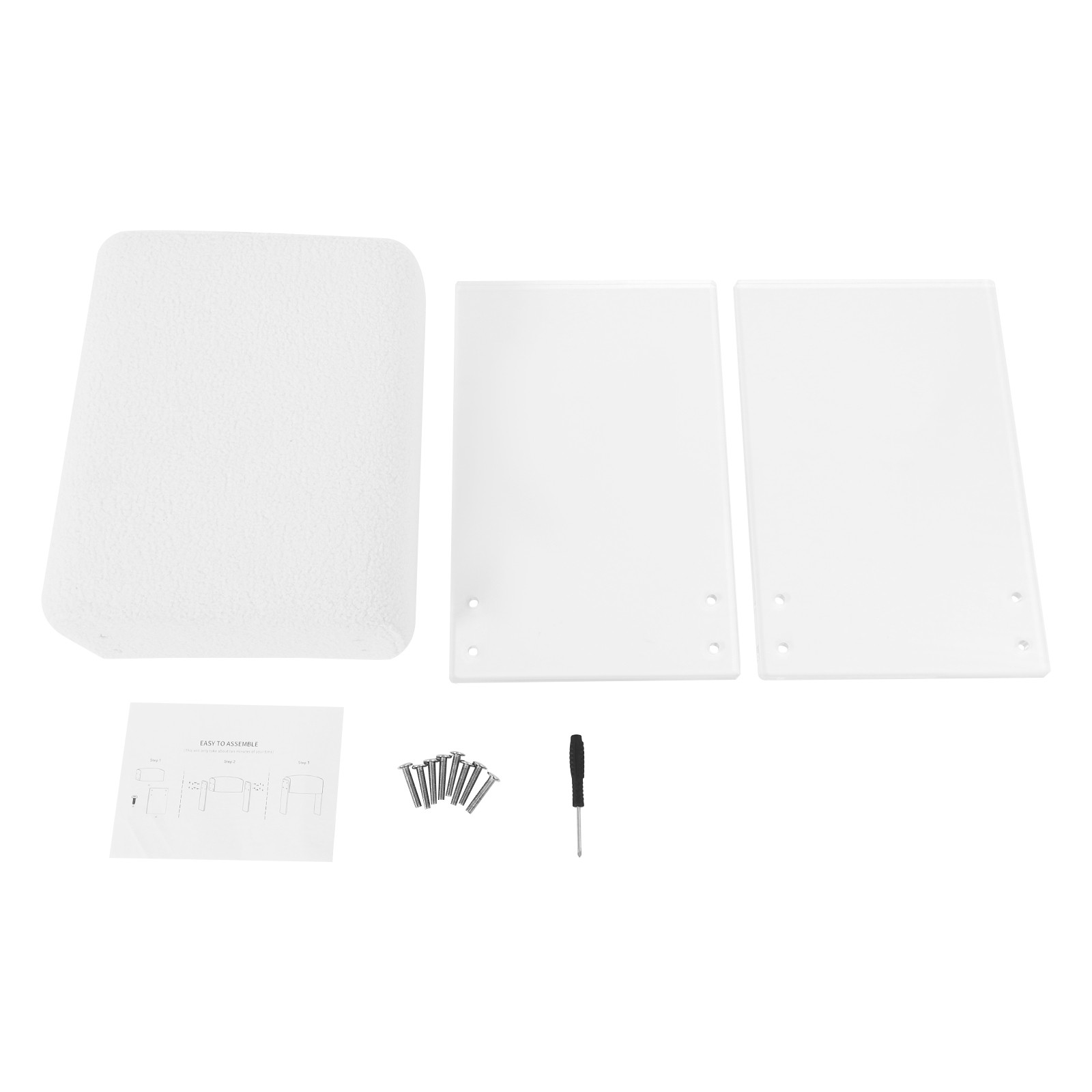 Makeup Stool Modern Minimalist Multi-functional Vanity Acrylic Chair w/ Cushion