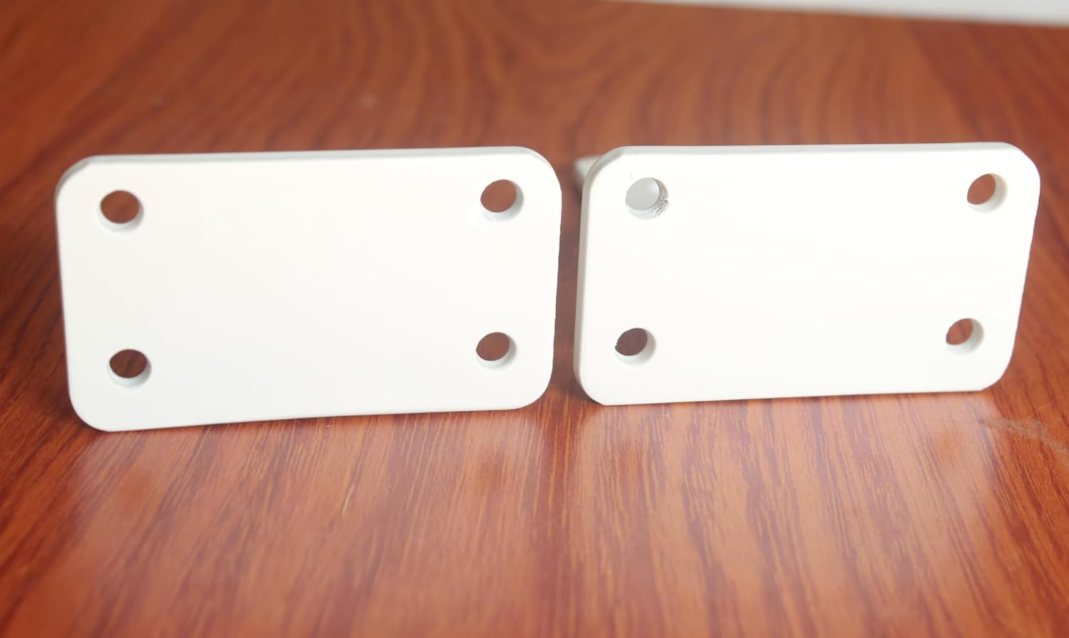12 Pack – 6 Inch White Hidden L Shelf Bracket (1/5 Inch Thicked) Iron Floating S