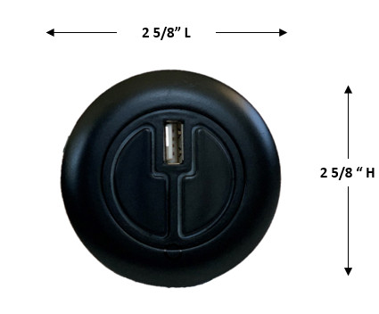 Mulin Electric Switch – Right(R) 2 Button Power Recliner Switch With USB MLSK5-D