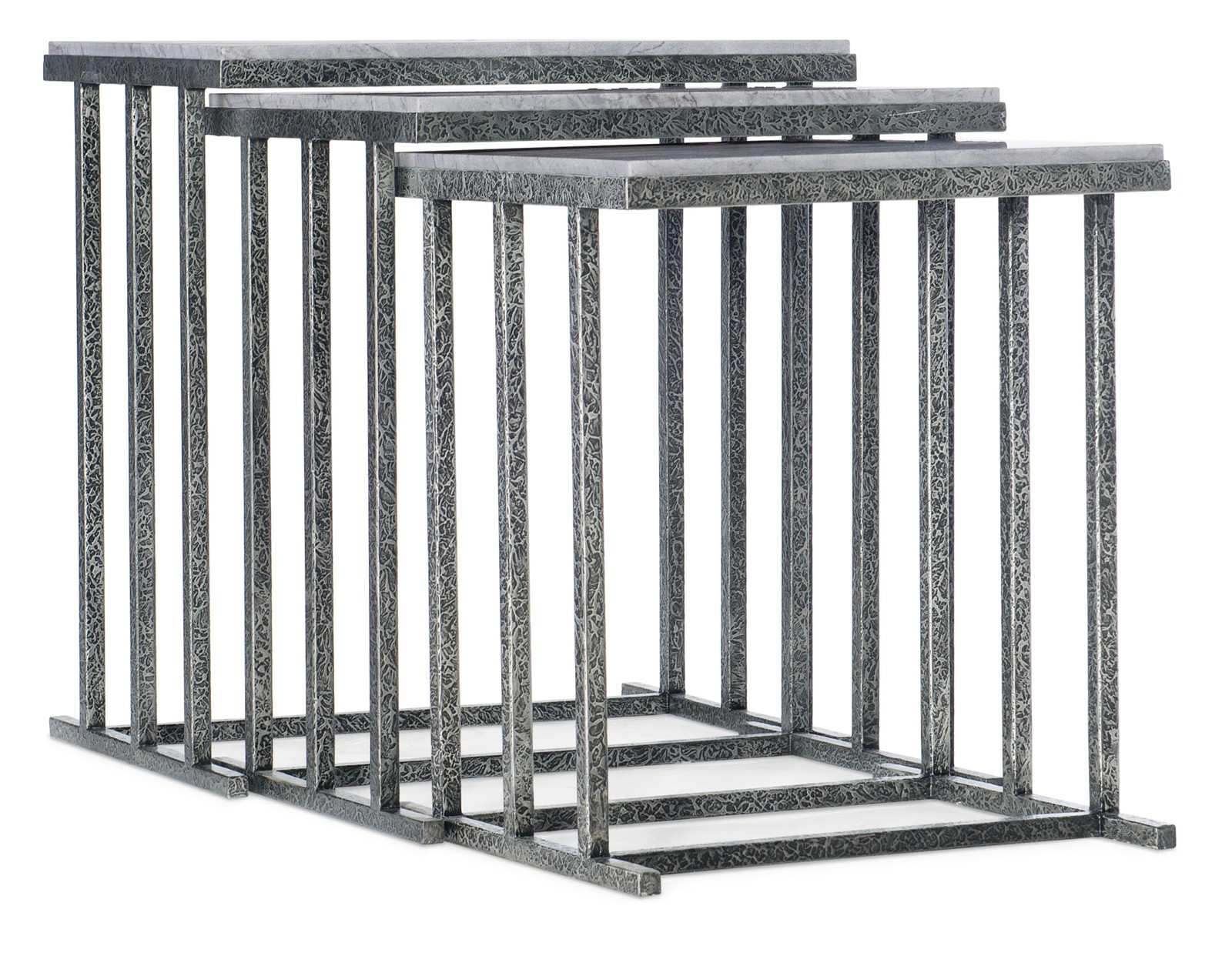 Hooker Furniture 628-50028-40 Melange 24″W Steel Nesting Table – Grey