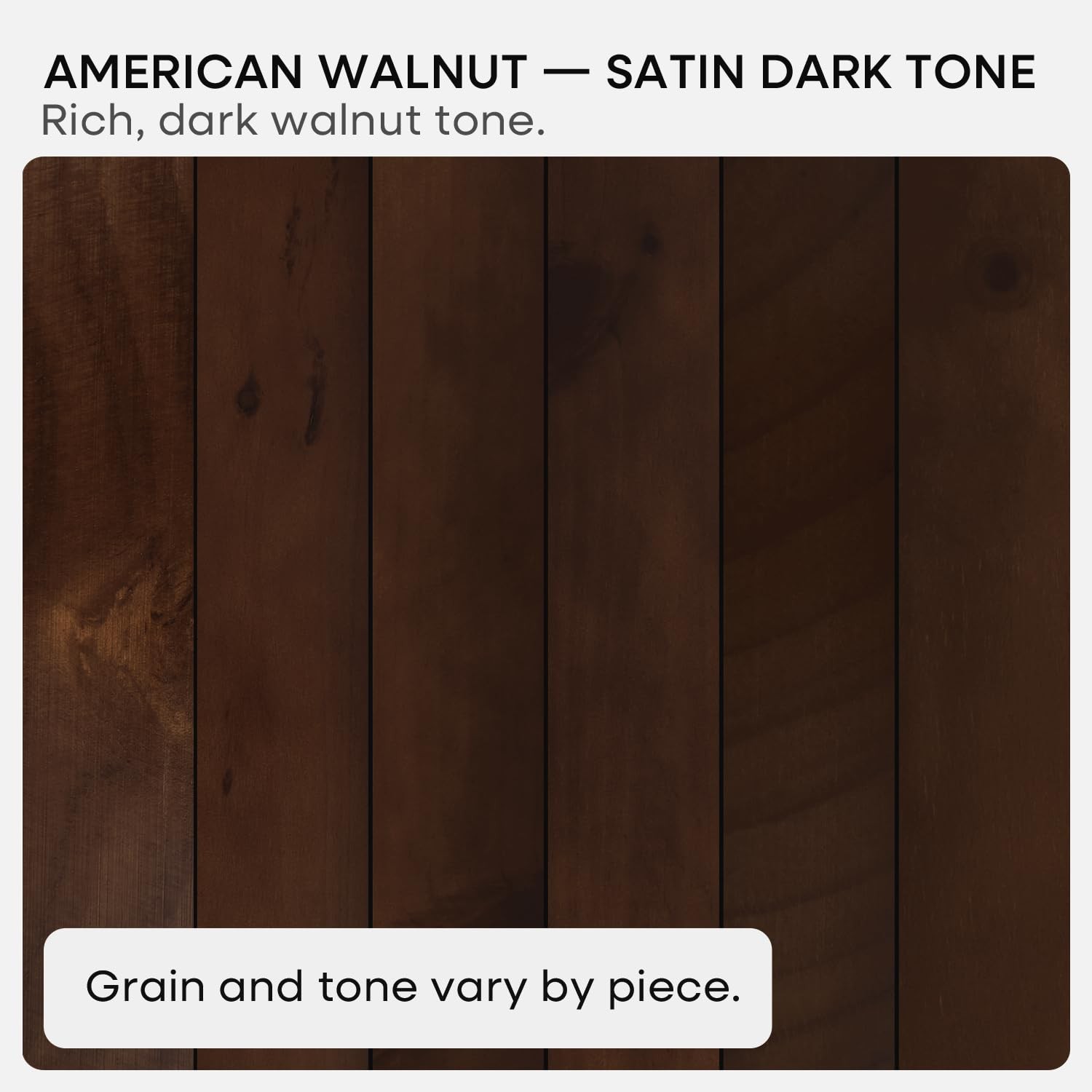 Walnut 12 Inch Floating Shelf Solid Real Wood Heavy Duty Wall Mount 2 PCS Set