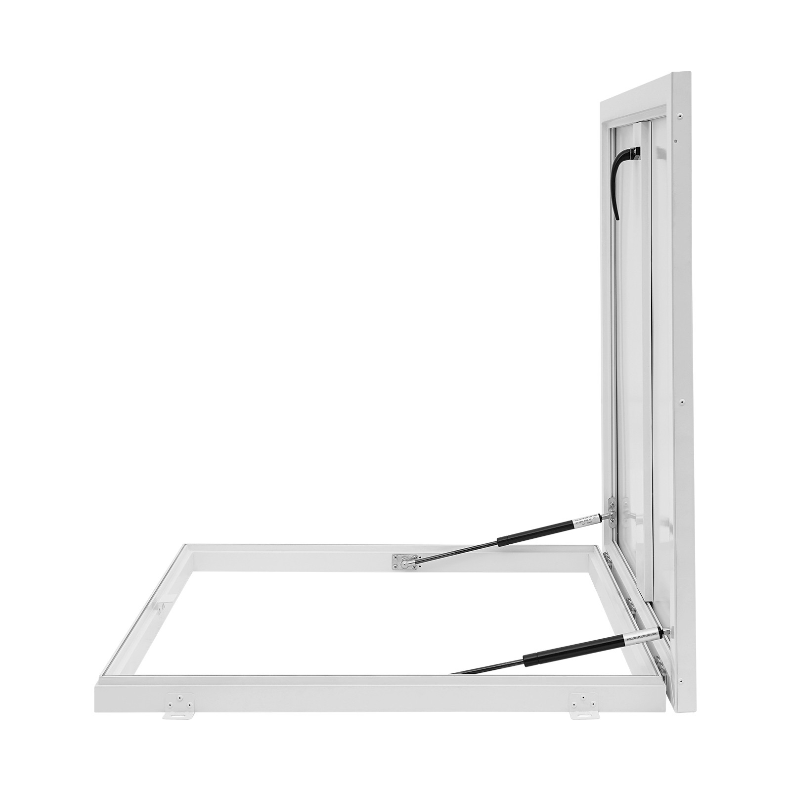 Modern White Aluminum Alloy Roof Hatch with Secure Opening Design
