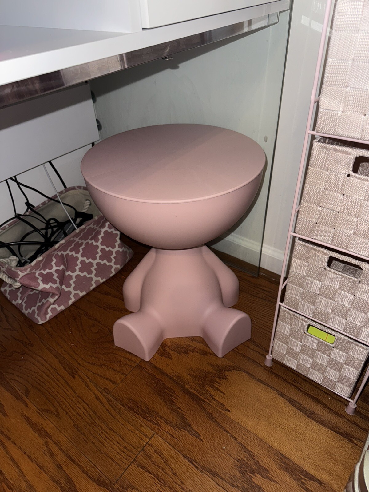 Tea Table Small Household Sofa Side Table Bedroom Plastic Cute Side Table