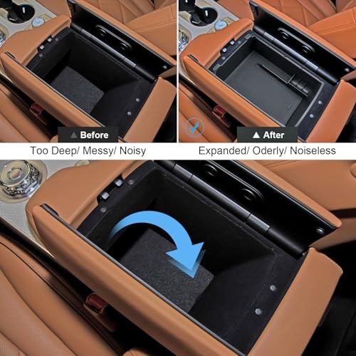 2025 2026 GV80 Center Console Organizer for Genesis GV80 Front-Armrest Box