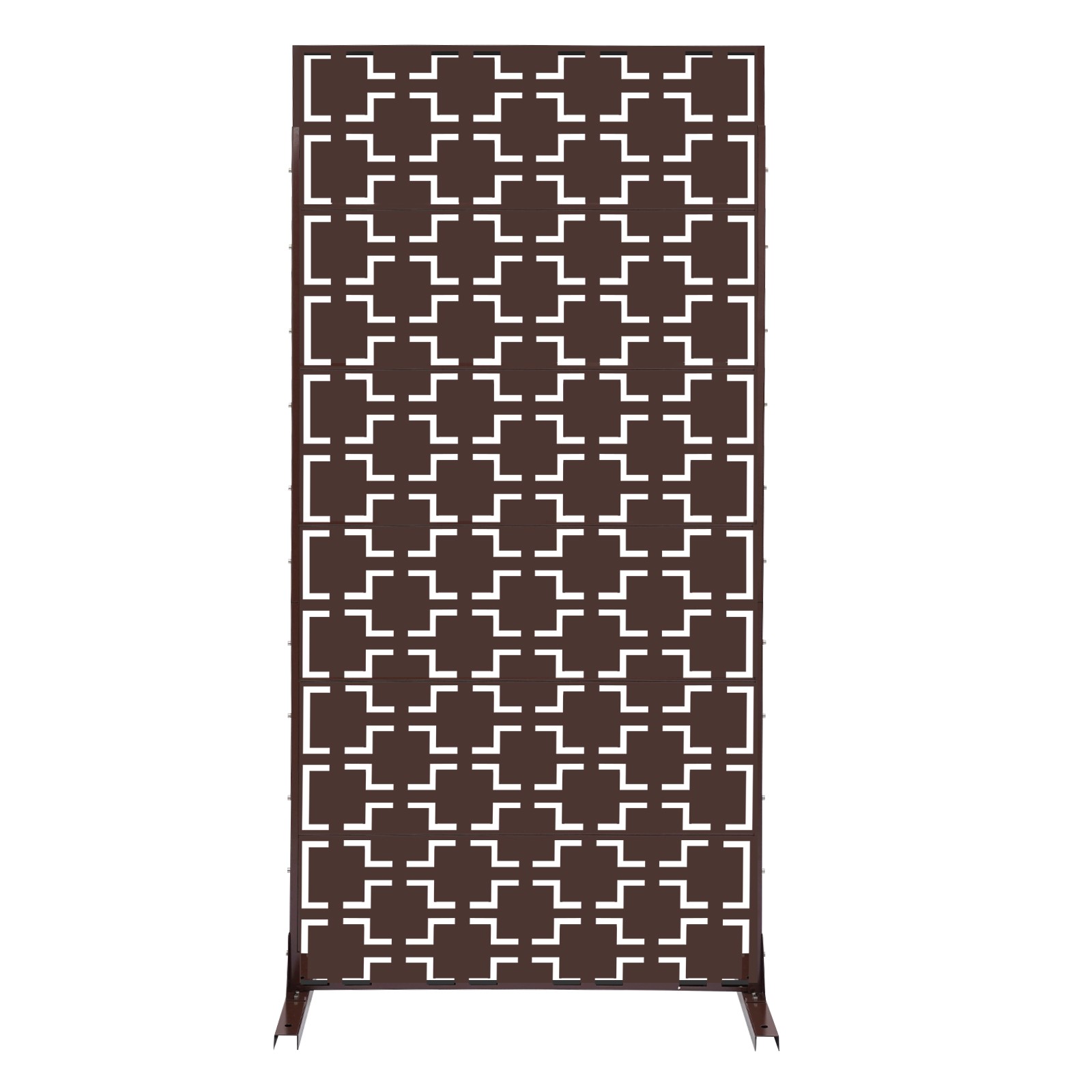 35.5*16*72in Decorative Privacy Screen, Lattice Shape Privacy Screen Fence Panel