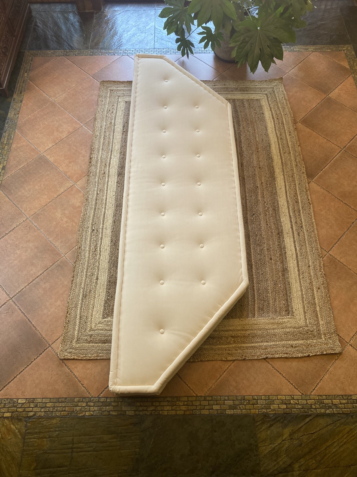 Handmade Cotton Feeling Daybed Cushion French Mattress Custom Pillow Floor Sofa