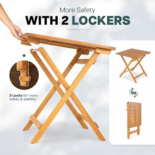 IDZO LEGOLAS FSC ACACIA WOODEN FOLDING TABLE – LEGOLAS FOLDING TABLE