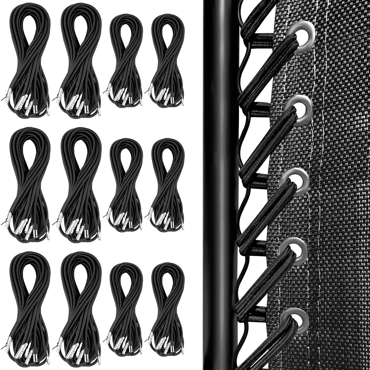 12 Cords Zero Chair Cord, Antigravity Chair ,Universal Repair Cord Kit for Re…
