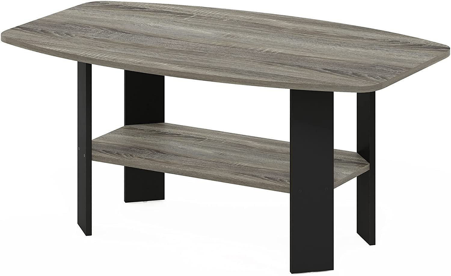 Simple Design Coffee Table French Oak Grey Black Best New