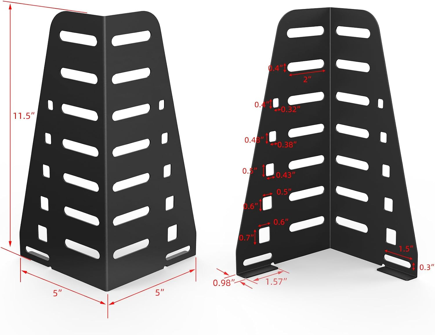 2 Pcs Headboard Brackets for Metal Bed Frame,Adjustable Headboard or Footboard B