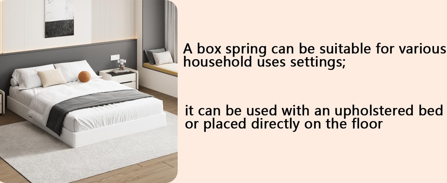 Twin Box Spring 5 Inch Box Spring for Twin Bed, 2000lbs Heavy Duty Metal
